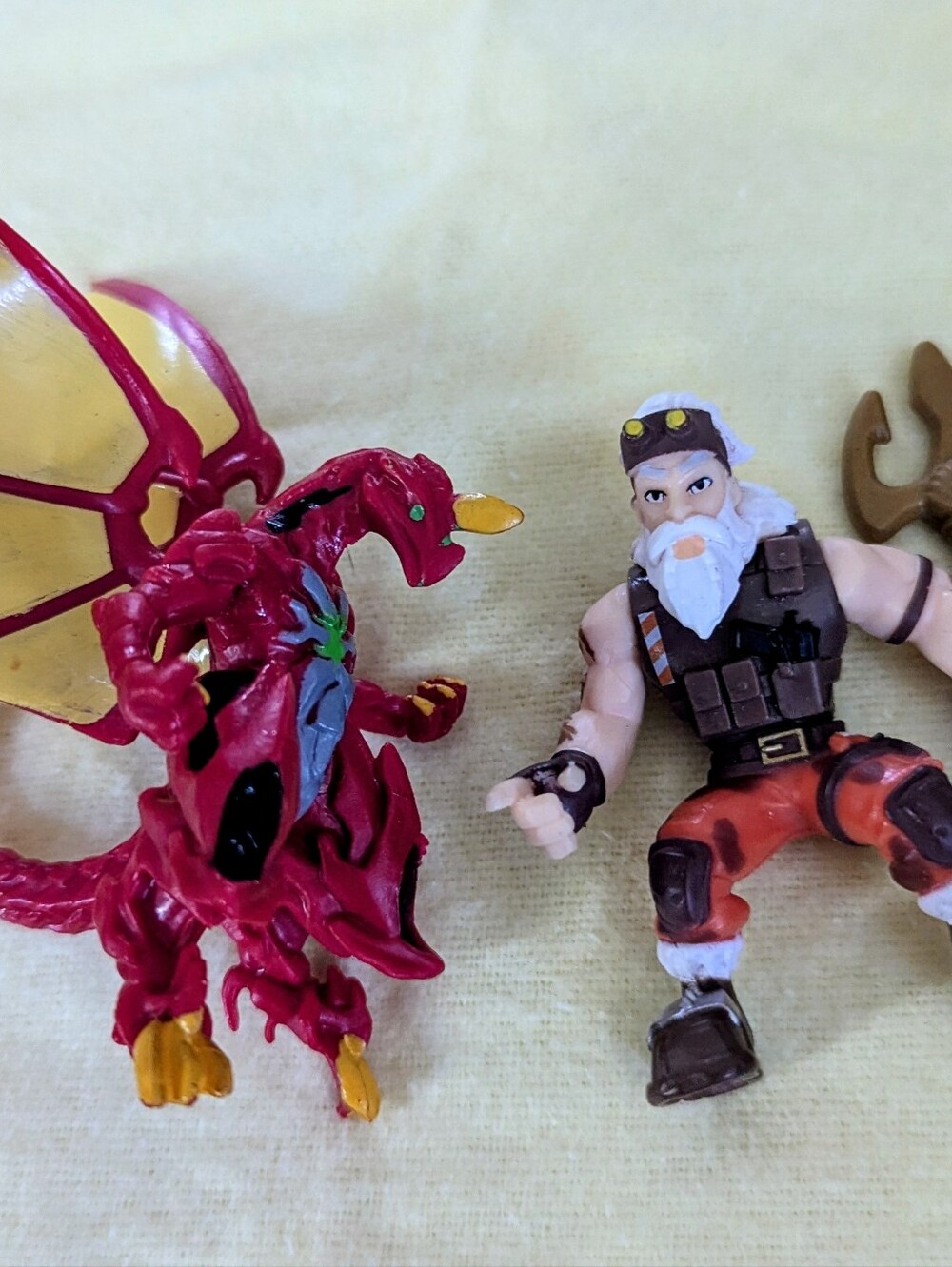 Red Dragon & Action Figure Toy Set - Kids Toys